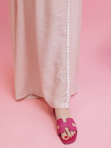 Side Flower Lace Pants