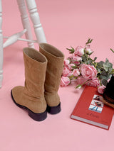 【PRE ORDER】Heart Suede Boots