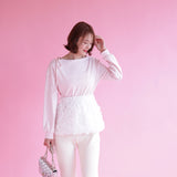 Rosy Tulle Tops