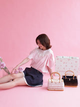 Lace Collar Tops Lina