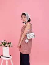 Pink Tweed Dress