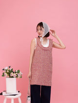 Pink Tweed Dress