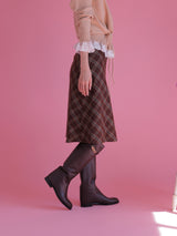 Vintage Check Skirt