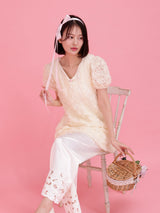 Rose Tulle Tops
