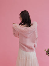 Fur Knit Hoodie