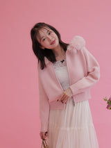 Fur Knit Hoodie