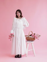 Lace Volume Long Dress