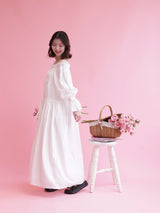 Lace Volume Long Dress