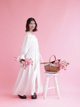 Lace Volume Long Dress