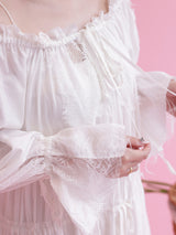 Lace Volume Long Dress
