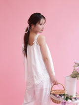 Embroidery Cotton Set Tops