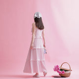 Rosy Tiered Dress
