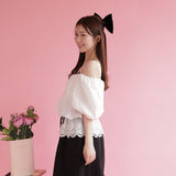 Crop Puff Blouse