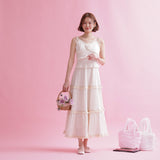 Rosy Tiered Dress