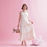Rosy Tiered Dress