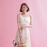 Rosy Tiered Dress
