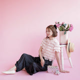 Lacy Angel Blouse Pink