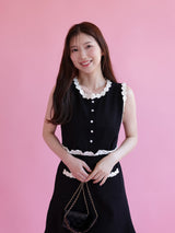 【再販】Flower Lace Knit Set