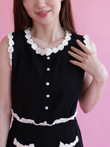 【再販】Flower Lace Knit Set