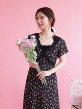 Violet Sheer Dress