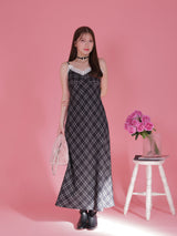 Check Romantic Dress