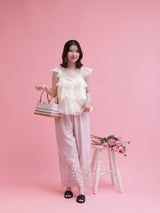 Flower Cutwork Pants