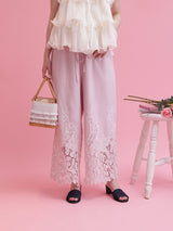 Flower Cutwork Pants