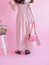 Volume Frill Docking Dress