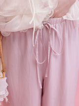 Flower Cutwork Pants