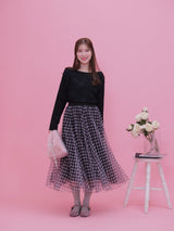 Jacquard Dolman Tops