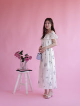 【再販】Monotone Embroidery Dress