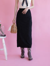 Frill Pencil Skirt