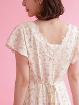 Violet Sheer Dress