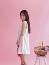 Blanc Collar Mini Dress