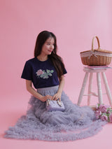 Rosy Print Tee