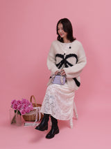 Ribbon Knit Cardigan