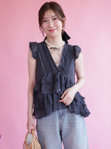 Frill Layered Tops