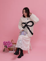 Ribbon Knit Cardigan