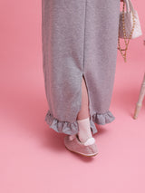 Frill Peplum Set