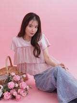 Bloom Tulle Tee