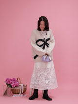 Ribbon Knit Cardigan