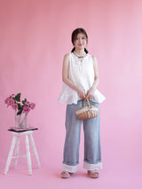 Lace Flare Blouse