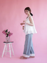 Lace Flare Blouse