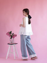 Lace Flare Blouse