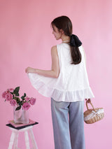 Lace Flare Blouse