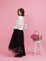 Dot Tulle Skirt