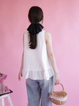 Lace Flare Blouse