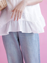Lace Flare Blouse