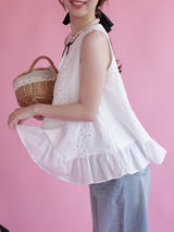 Lace Flare Blouse