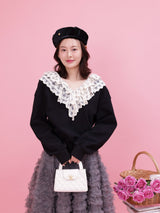 Frill Lace Sweater